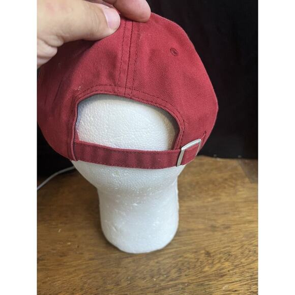 University of Oklahoma Sooners Baseball Cap/Hat Maroon White One Size LG/XL - Picture 3 of 5